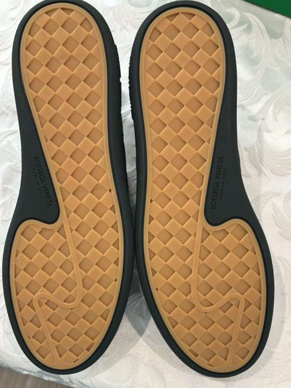 Bottega Veneta Men Sawyer Slip-On Intrecciato Leather Sneaker Dark Green IT 43 - Picture 7 of 7